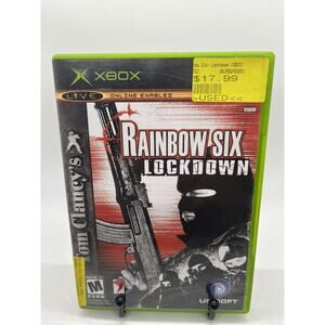 Tom Clancy's Rainbow Six Lockdown (Microsoft Xbox, 2005) Complete CIB